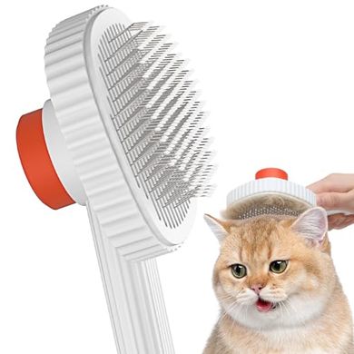 ACE2ACE Self-Cleaning Slicker Brush: Removes Cat Matting & Shedding
