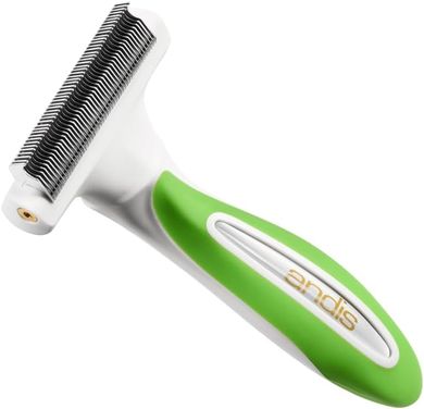 Andis Premium Deshedding Rake (White/Green)
