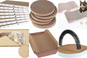 5 Cat Scratching Pads with Built-in Massage