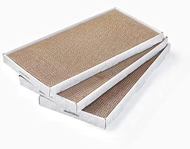 Smartbean 3-Pack Double-Sided Cardboard Cat Scratcher Pads