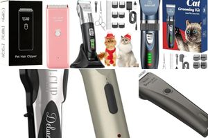 Cat Hair Clipper with Adjustable Blade