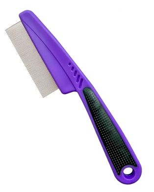 Purple Yumflan Flea & Tick Comb for Dogs and Cats
