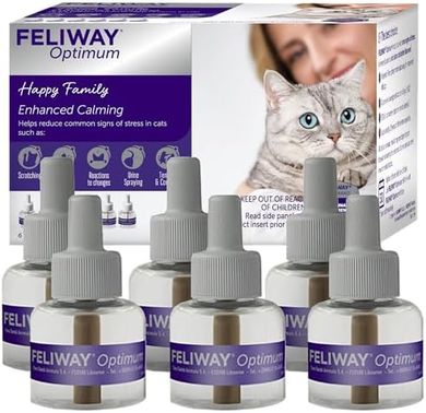 FELIWAY Optimum Calming Pheromone Refill (6-pack)
