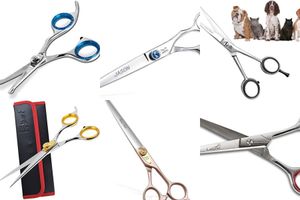 Straight Edge Cat Grooming Scissors