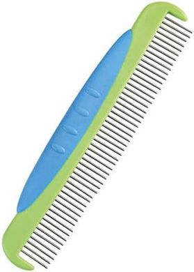 Rotating Ergonomic Pet Combs: Affordable Grooming Tools (7.25")
