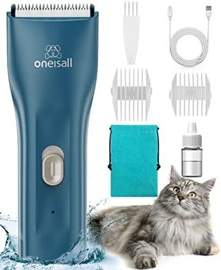 Quiet Cordless Pet Clipper for Cats with Matted or Long Hair
