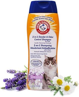 Arm & Hammer Cat Shampoo: Dander & Odor Remover, Lavender-Chamomile
