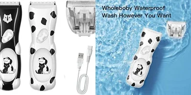 Pet Dog & Cat Hair Clipper Blade & USB Charger Set